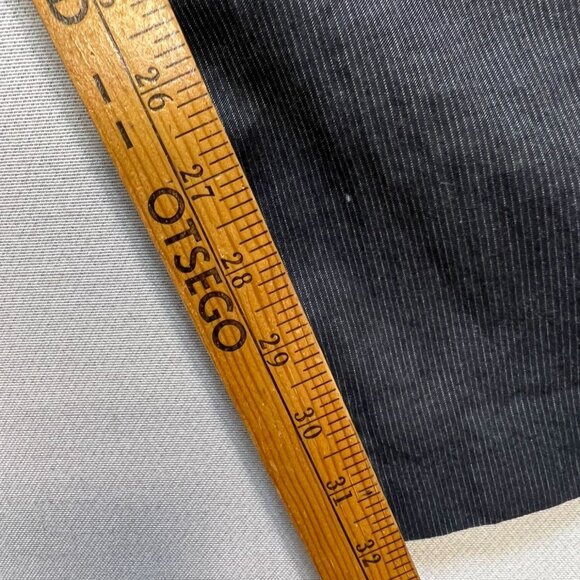 INC International Concepts Mens London Dress Pants Size 38x32 Black Pinstripe - Picture 5 of 10